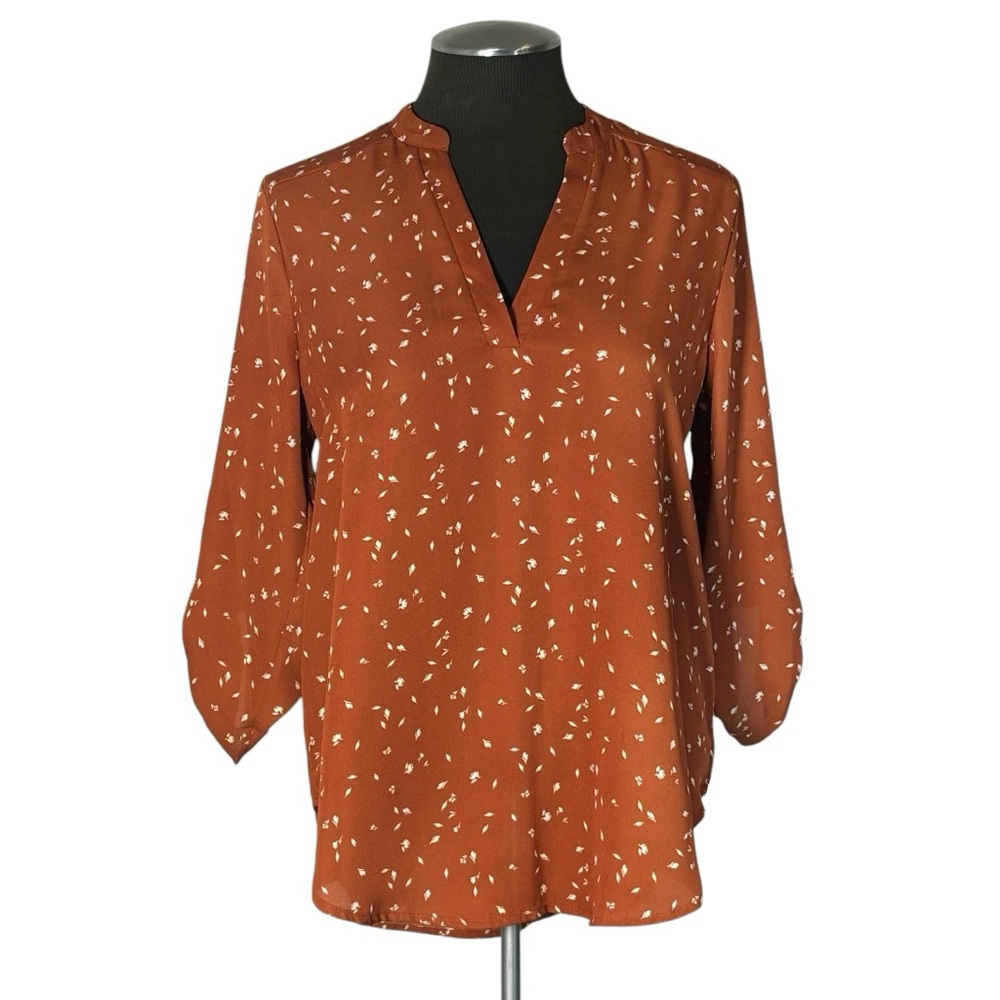 Lush - Warren Pullover Split Neck ¾ Roll Tab Slee… - image 2